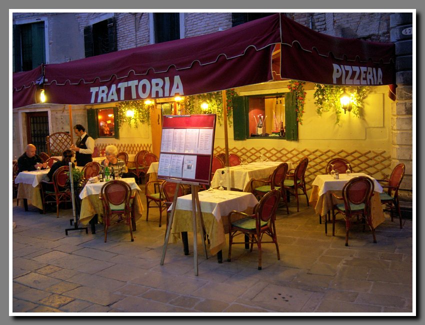 Dinner in Venice